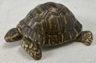 Lot 191 - BORNHOLM: a Danish ceramic tortoise, height...