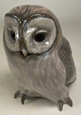 Lot 129 - ROYAL COPENHAGEN; tawny owl, model 1304, date...