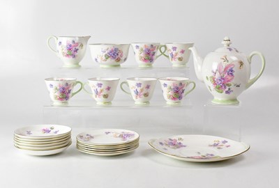 Lot 245 - ROYAL DOULTON; a six-setting 'Viola' pattern...