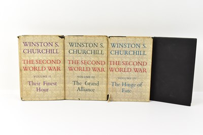 Lot 422 - WINSTON S. CHURCHILL; volumes 2, 3, 4 and 5 of...