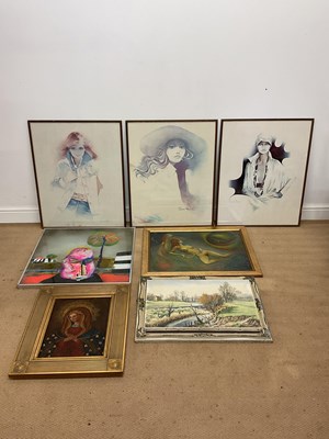 Lot 280 - AFTR SARA MOON; three 1970s framed and glazed...