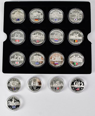 Lot 667 - THE RETURN TO ATHENS; silver commemorative...