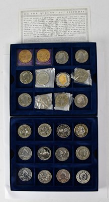 Lot 550 - Twenty-four commemorative £5 coins, some in...