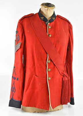 Lot 421 - A circa 1870 British Army red tunic for...