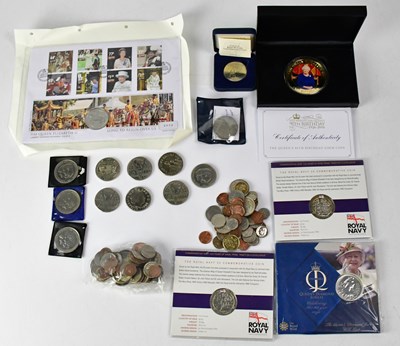 Lot 563 - A collection of UK and world coins, to include...