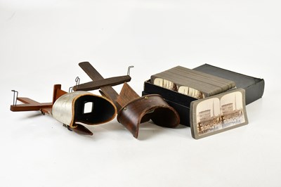 Lot 583 - Two stereoscopic viewers and assorted slides...