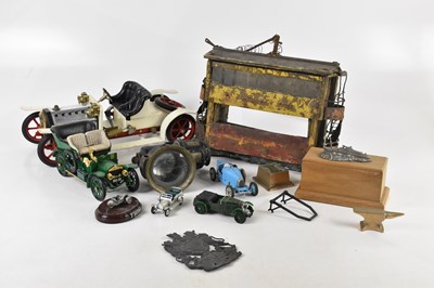 Lot 1165 - MAMOD; a steam model vehicle, assorted diecast...