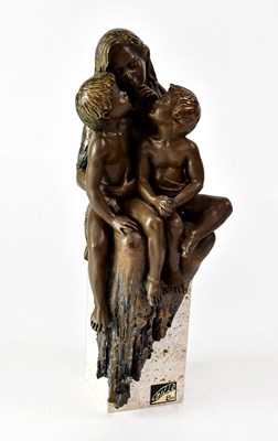 Lot 267 - MANUEL VIDAL TORRENS; a bronzed resin figure...