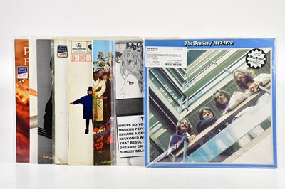 Lot 1112 - THE BEATLES; four albums comprising HELP!!...