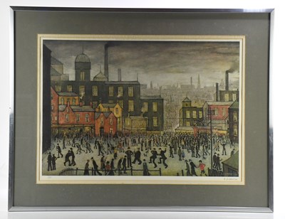 Lot 2 - LAURENCE STEPHEN LOWRY RA (1887-1976); pencil...