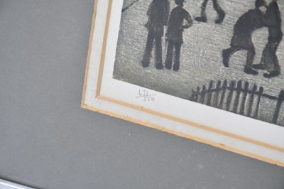 Lot 2 - LAURENCE STEPHEN LOWRY RA (1887-1976); pencil...