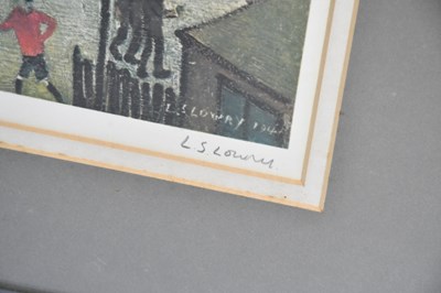 Lot 2 - LAURENCE STEPHEN LOWRY RA (1887-1976); pencil...