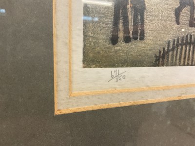 Lot 2 - LAURENCE STEPHEN LOWRY RA (1887-1976); pencil...