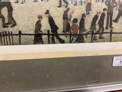 Lot 2 - LAURENCE STEPHEN LOWRY RA (1887-1976); pencil...