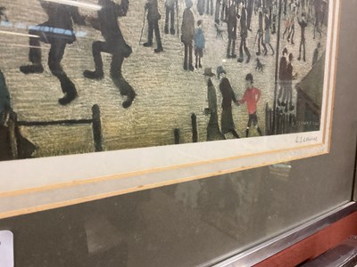 Lot 2 - LAURENCE STEPHEN LOWRY RA (1887-1976); pencil...