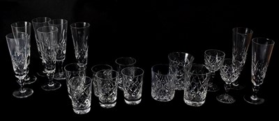 Lot 271 - A quantity of various crystal and cut glass...