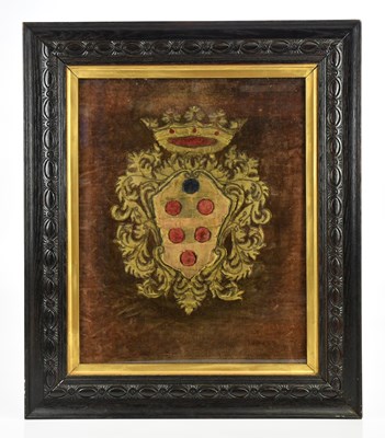 Lot 1617 - A rare 15th/16th century Italian silk Papal...