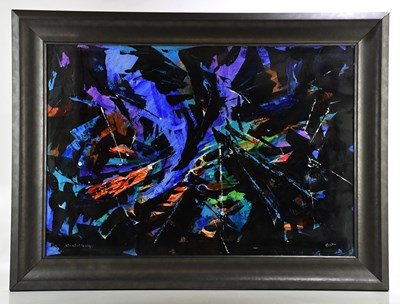 Lot 154 - DAVID WILDE (1913-1978); acrylic on board,...