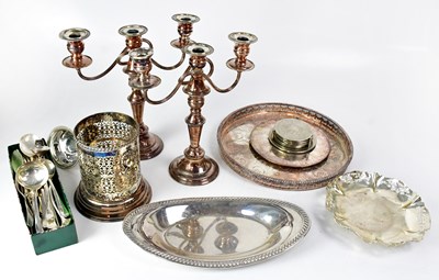 Lot 500 - A good quantity of silver-plated items to...