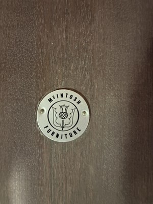 Lot 4 - A mid century teak dining suite comprising...