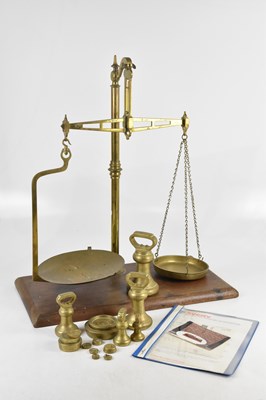 Lot 756 - W & T AVERY; a set of Victorian balance scales...