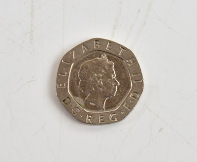 Lot 645 - An Elizabeth II (2008) undated twenty pence coin.