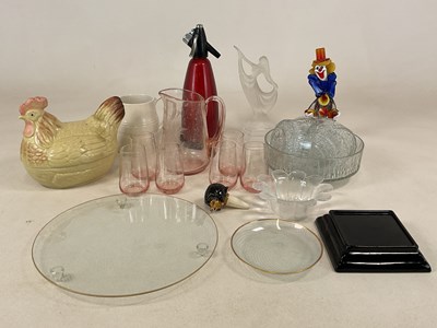 Lot 219 - A quantity of glassware and other items,...