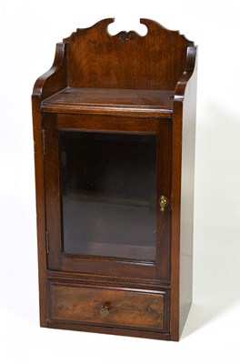 Lot 65 - A late Victorian hanging smoker's cabinet, the...