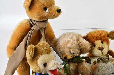 Lot 1141 - MERRYTHOUGHT; a collection of seven teddy...