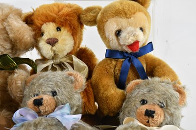 Lot 1141 - MERRYTHOUGHT; a collection of seven teddy...