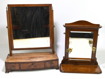 Lot 2898 - A Victorian mahogany dressing table mirror...