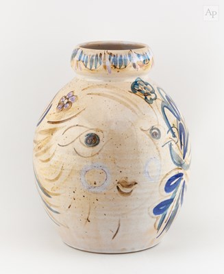 Lot 532 - REGINALD MARLOW; a large stoneware bottle...