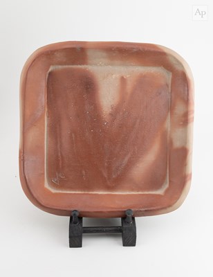 Lot 336 - KAZU FUJIWARA (born 1958); a square wood fired...
