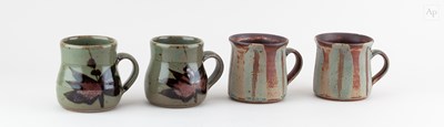 Lot 302 - JOHN JELFS (born 1946); two pairs of stoneware...