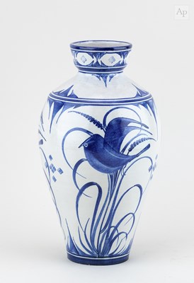 Lot 345 - LAURENCE McGOWAN (born 1942); a Maiolica style...