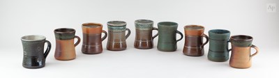 Lot 525 - Winchcombe Pottery; a group of nine stoneware...