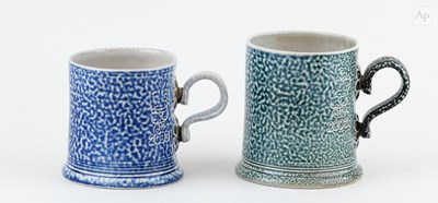 Lot 640 - STEVE HARRISON (born 1967); a salt glazed mug,...