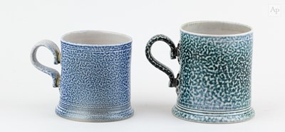 Lot 640 - STEVE HARRISON (born 1967); a salt glazed mug,...