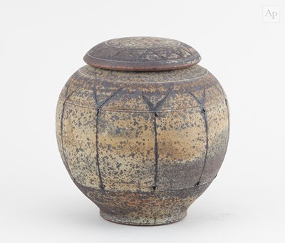 Lot 94 - CHRIS BRAMBLE (born 1958); a stoneware jar and...