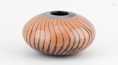 Lot 27 - ASHRAF HANNA (born 1967); a squat naked raku...