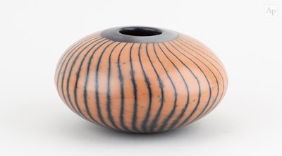 Lot 27 - ASHRAF HANNA (born 1967); a squat naked raku...