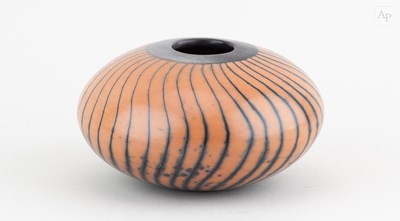 Lot 27 - ASHRAF HANNA (born 1967); a squat naked raku...