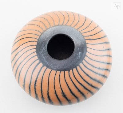 Lot 27 - ASHRAF HANNA (born 1967); a squat naked raku...