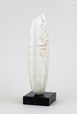 Lot 470 - PETER HAYES (born 1946); a raku bow with...
