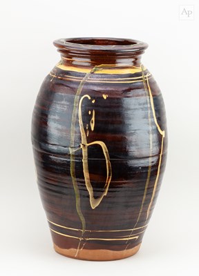 Lot 117 - CLIVE BOWEN (born 1943); a very large slipware...