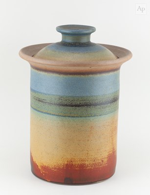 Lot 578 - ROBIN WELCH (1936-2019); a tall cylindrical...