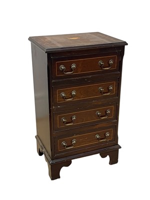 Lot 71 - A reproduction chest of four drawers, height...