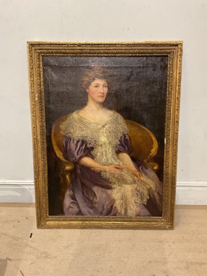 Lot 841 - R STONE; a 19th century oil on canvas, a full...