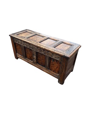 Lot 96 - An 18th century and later miniature carved oak...