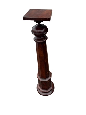 Lot 308 - A late Victorian mahogany jardinière stand on...